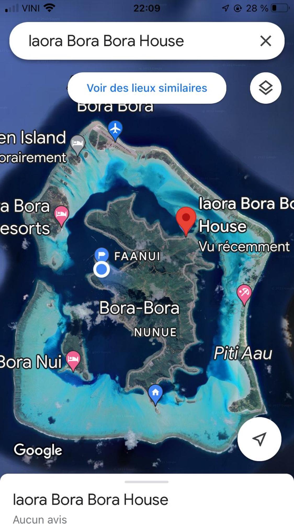 شقة Iaora Borabora House Puhia بورا بورا المظهر الخارجي الصورة