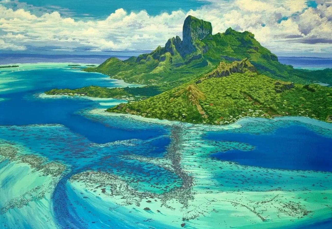 شقة Iaora Borabora House Puhia بورا بورا المظهر الخارجي الصورة